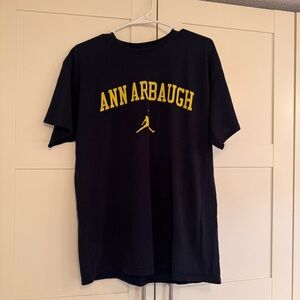 Michigan football tee